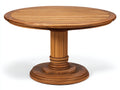Table de jardin-Bois-140x140x75 cm-Bois foncé-Style classique