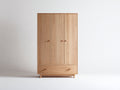 Armoire-Bois-120x50x180 cm-Chêne naturel-Scandinave